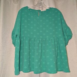 Elegant Teal Blouse by Willow Ridge